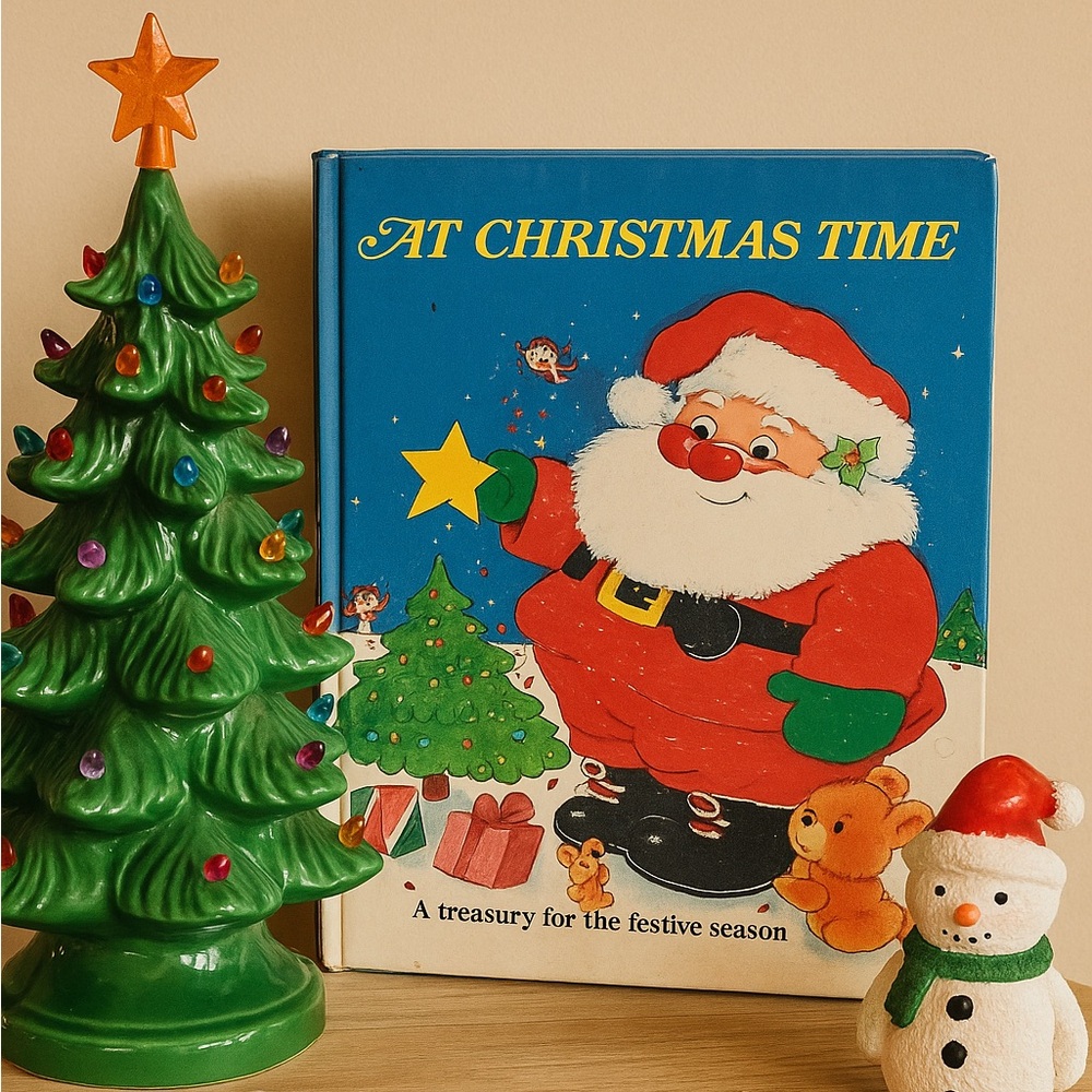 Vintage “At Christmas Time” Children’s Book 1992, Stories, Crafts & Songs